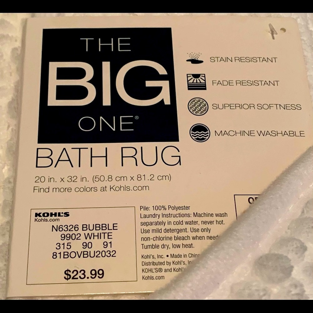 Brand New!! The Big One Set of (3) Bath Mats - Picture 7 of 15